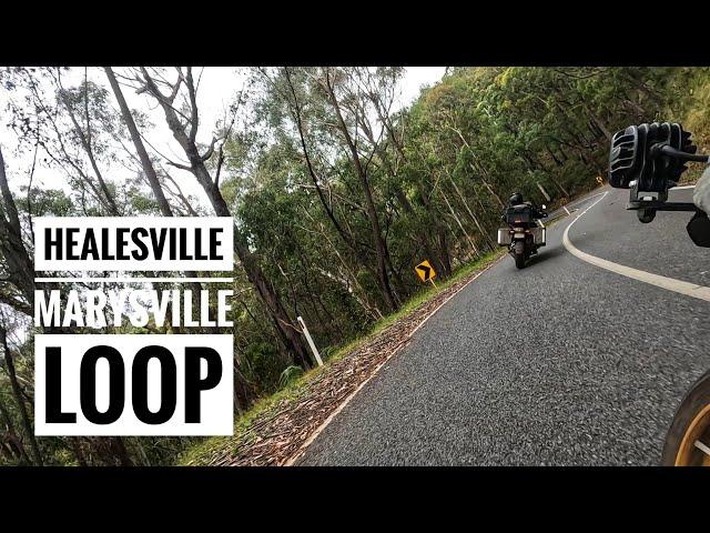 Healesville Marysville Loop — Black Spur, Reefton Spur, Myers Creek Road plus more great roads.