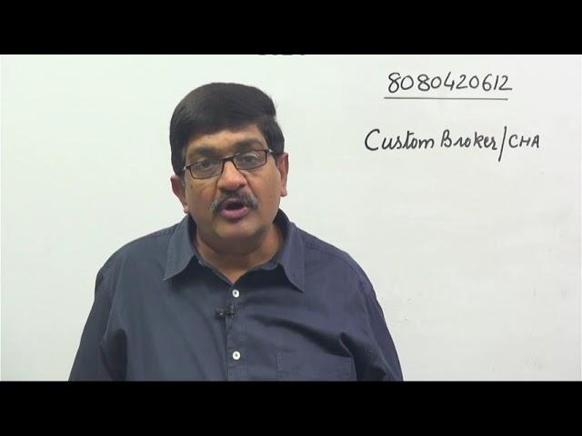 Customs Broker Exam Preparation Webinar 26th Sept at 7.30 pm Call - 8080420612