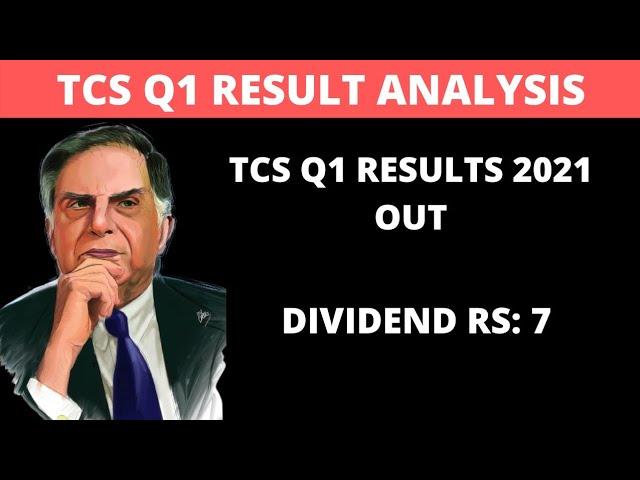 TCS Q1 RESULTS 2021 OUT||Tcs Q1 result analysis||No.1 IT STOCK