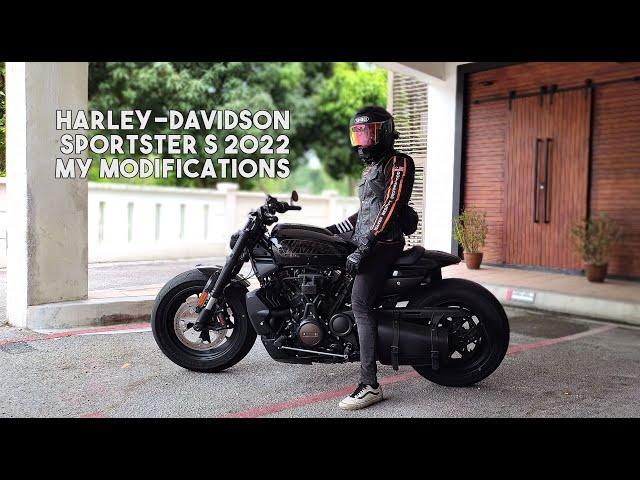 My Harley-Davidson Sportster S 2022 Modifications
