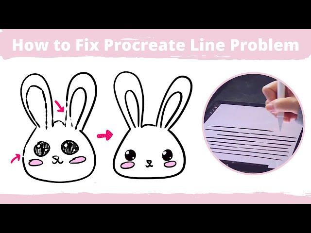 How To Fix Procreate Jittery Lines (Skipping Lines) Problem - Tutorial - Continuous Lines - iPad