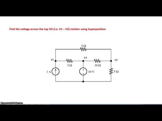 Circuit Analysis using Superposition principle