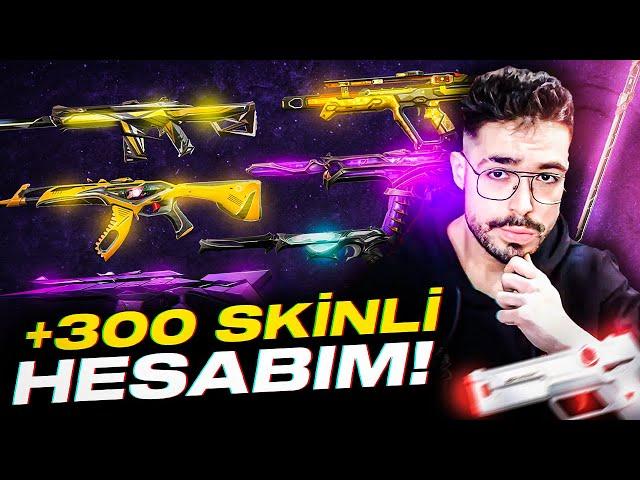 +300 SKİNLİ ANA HESABIMI ÖNCE İNCELEDİM SONRA DERECELİ GİRDİM! Valorant