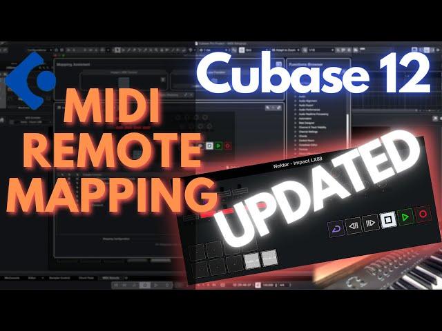 Cubase 12 MIDI Remote Mapping UPDATE 