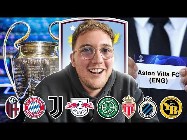 Reacting to Aston Villa's CHAMPIONS LEAGUE DRAW! 