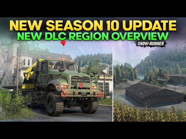 New Season 10 Update Huge British Columbia Region in SnowRunner Complete Overview You Need to Know