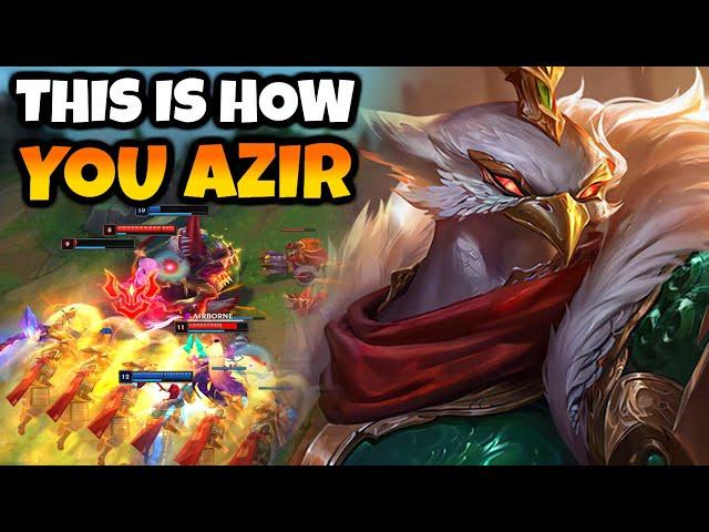 This is how you play Azir in High Elo