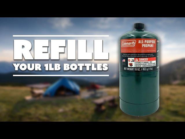 Save Money by Refilling Your 1lb Propane Tanks