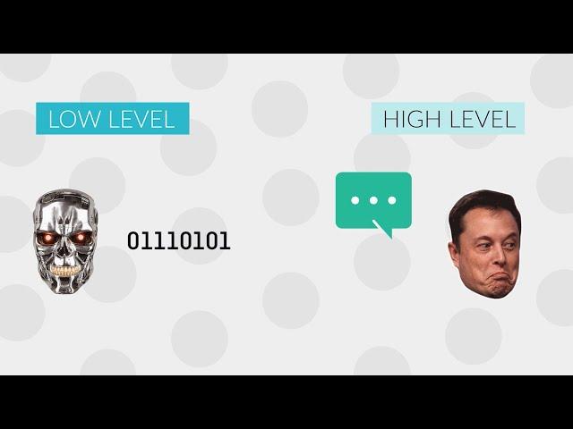 LOW level VS HIGH level programming languages | What's the difference?