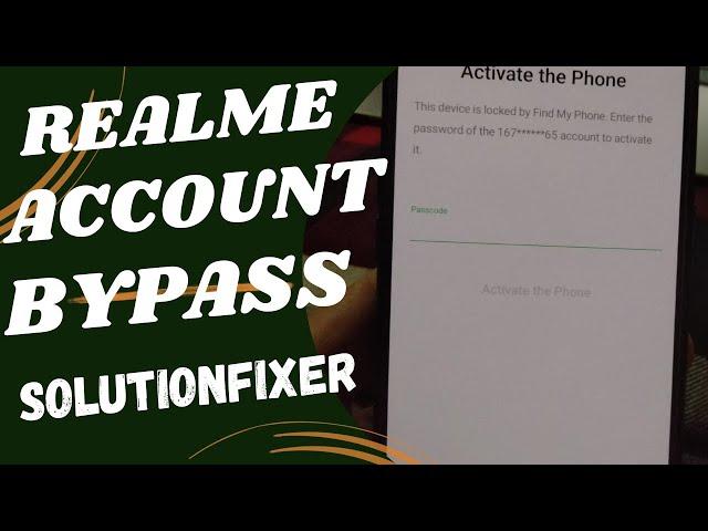 Realme Account Bypass, Realme ID Bypass, Realme Account Remove Permanent, Oppo Account ID Bypass.