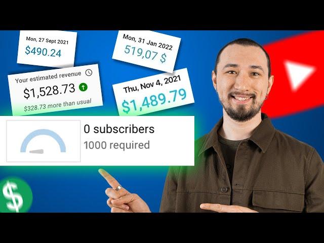 How to Make Money on YouTube With No Monetization and 1000 Subscribers?