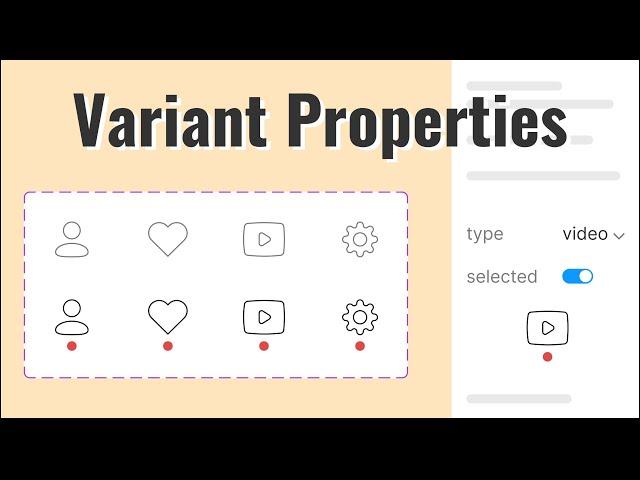 Variant Properties Figma tutorial | Component Variants