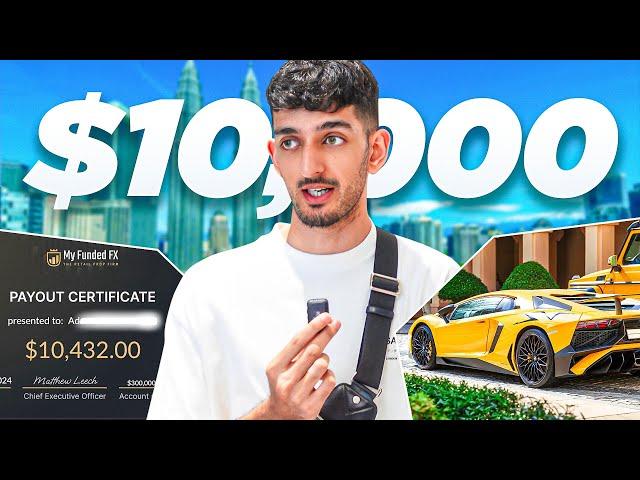 Making $10,000 LIVE! Day In The Life of a 22 Year Old Forex Trader In Dubai