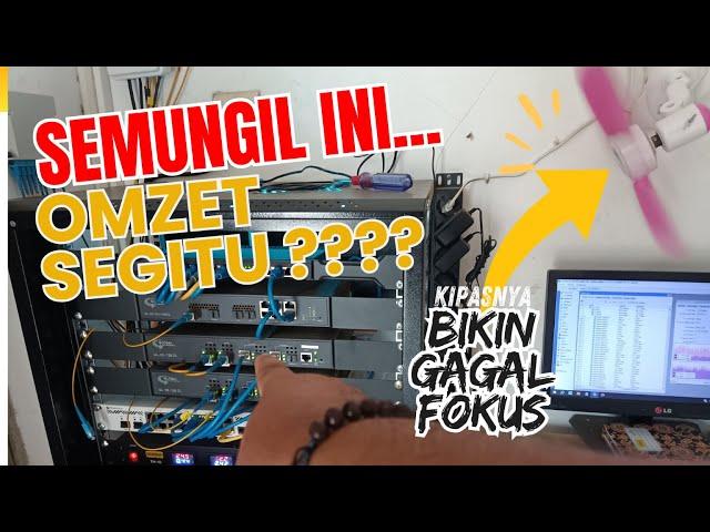 BIKIN WOW !!! SERVER BEROMZET 50JUTAAN PER BULAN | MIKROTIK LB PCC 4 ISP