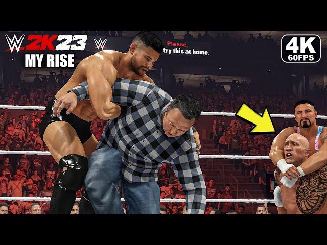 WWE 2K23 - My Rise :The Lock Mode All Cutscene - [4K 60FPS PS5]