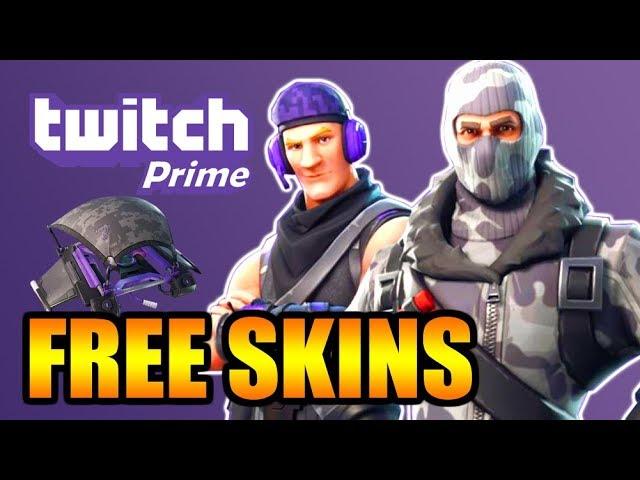 How to get TWITCH PRIME SKINS FREE in Fortnite: Battle Royale // How to GET TWITCH SKINS & REDEEM