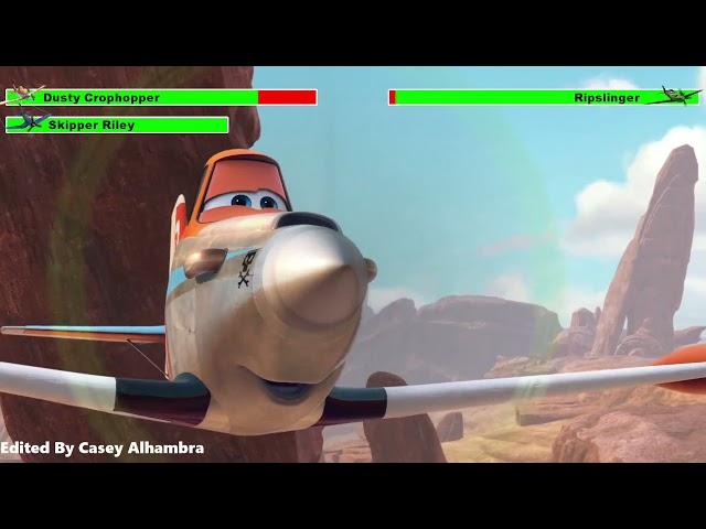 Planes (2013) Final Race with healthbars