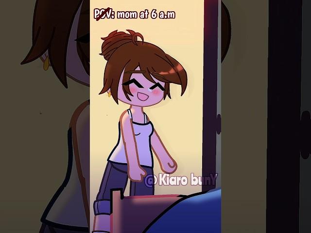 What time do you get up for school? #gacha #meme #gachalife #gachaanimation #kiaroyun #kiarabuny