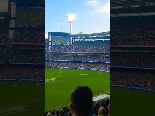 The breathtaking moment at MCG (Melbourne Cricket Ground) #shorts #afl #sports #Melbourne