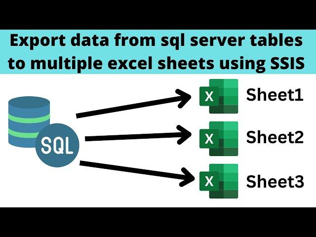 109 How to export data from sql server tables to multiple excel sheets using ssis