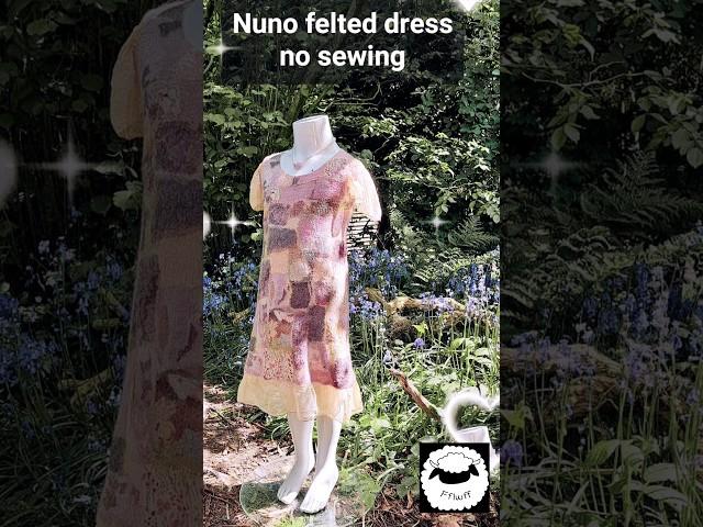 Nuno Wet Felting a Dress from Start to Finish  Join me at the start of my journey to grow my channel