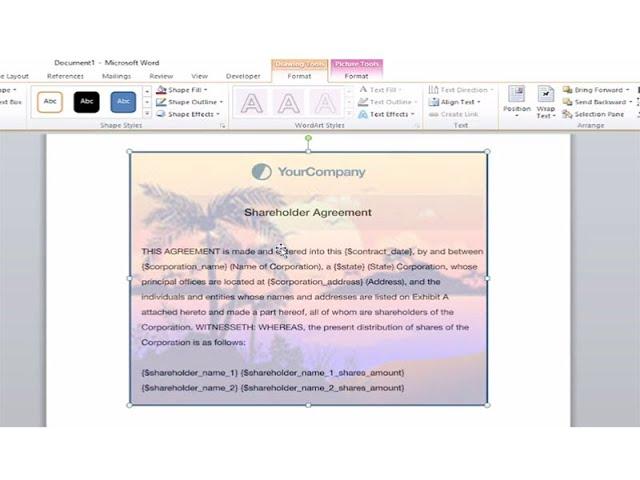 [SOLVED] How to Make Image Transparent in Word | Make Image Transparent in Word Document Background