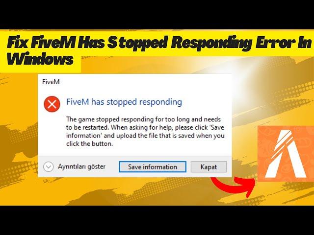 How To Fix FiveM Has Stopped Responding Error In Windows (2024)