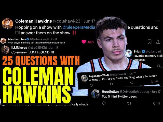 COLEMAN HAWKINS RETURNS TO THE SHOW - 25 questions with Coleman Hawkins