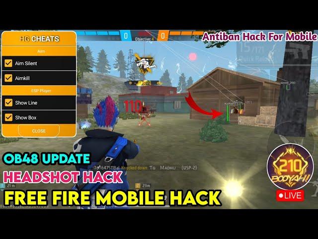 Free Fire OB48 injector | Headshot Hack  + Esp Location | Rank Working injector | ff hack