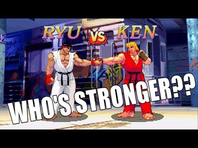 The difference between Ryu and Ken in EVERY Street Fighter Game!!