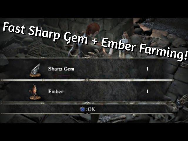 Dark Souls 3 - Fast Sharp Gem + Ember Farming Spot