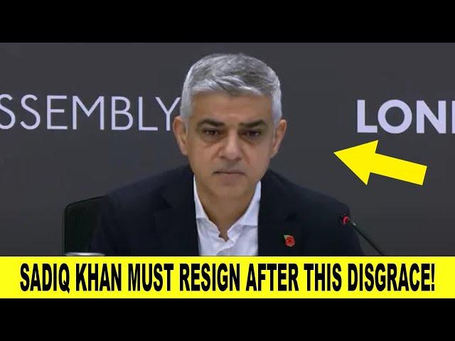 Sadiq Kahn MUST Resign For THIS, He Is A DISGRACE!