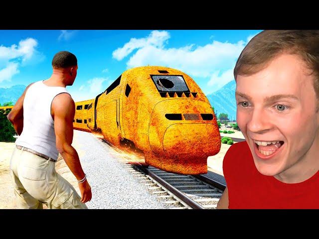 I Found An ABANDONED SUPER TRAIN in GTA 5