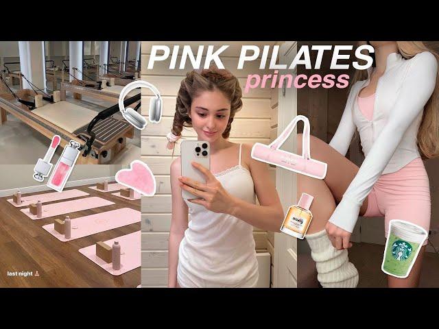 живу как pink pilates princess | пилатес, розовая эстетика, уход за собой и матча