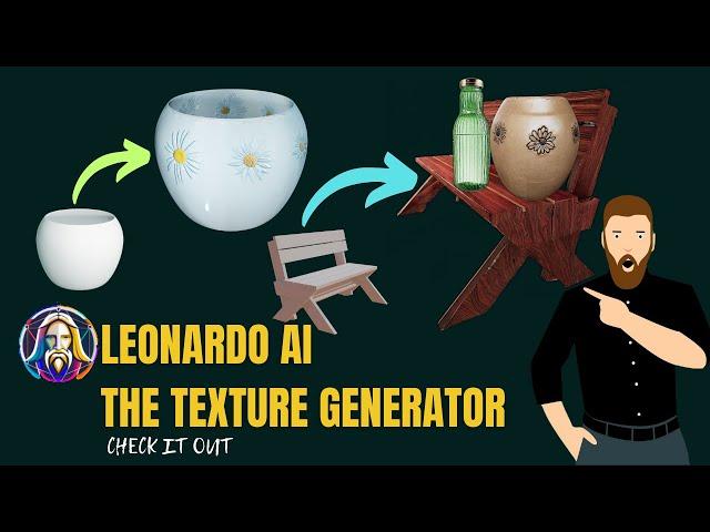 Leonardo AI: From Text to Image to Texture for Game Assets and 3d Texturing