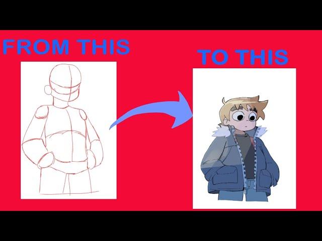 How To Draw Like Scott Pilgrim Takes Off