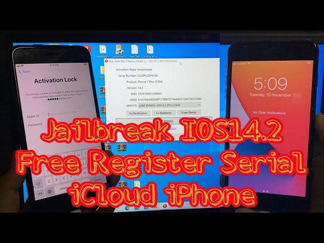 Jailbreak & iCloud Bypass IOS14.2 - Free Register No meid device