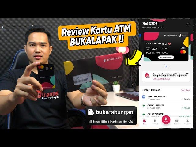 Review Kartu ATM Buka Tabungan By Bukalapak