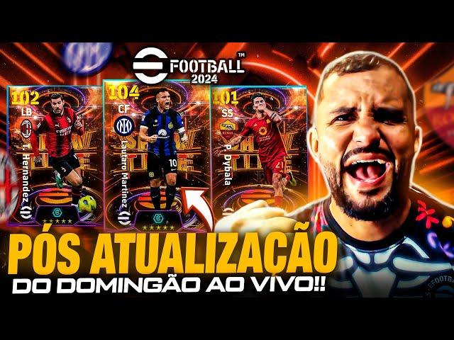  PÓS ATUALIZAÇÃO DO DOMINGO AO VIVO | CONFERINDO AS NOVIDADES DA ATUALIZAÇÃO | EFOOTBALL 2024