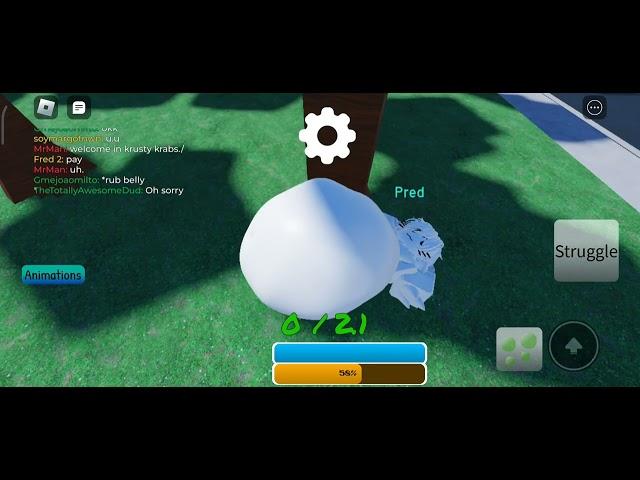 Roblox Nomgame vore rp gameplay