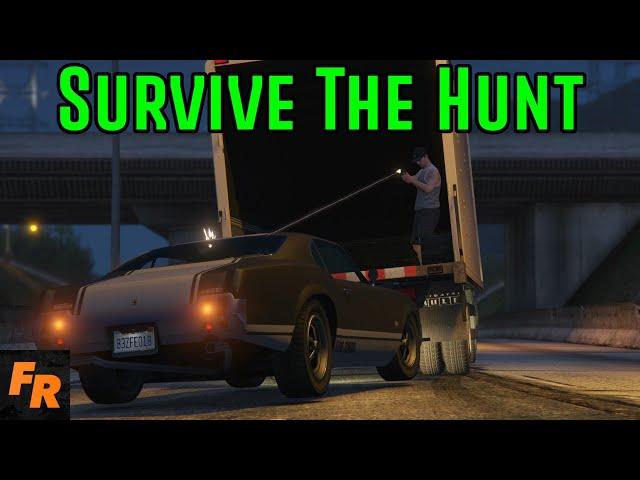 Gta 5 Challenge - Survive The Hunt #42 - The Freeway Shootout