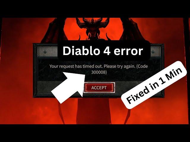 Diablo 4 error code 30008 | How to fix  diablo 4 error 30008