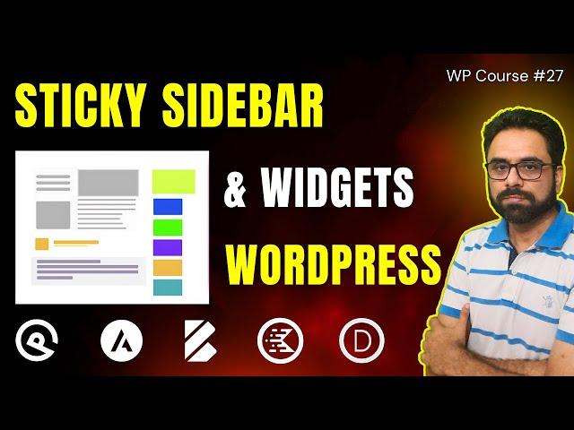 Sticky Sidebar in WordPress | WordPress Full Course in Hindi | Robin Mehta