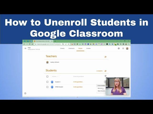 How to Unenroll Students in Google Classroom