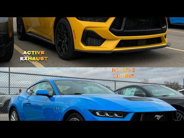 2024+ S650 MUSTANG GT ACTIVE EXHAUST VS NO ACTIVE EXHAUST SOUND COMPARISON!