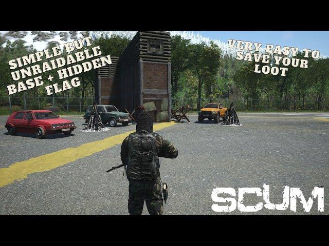 SCUM 0.95 | Base designer #06 (Hidden Flag +  Unraidable base )