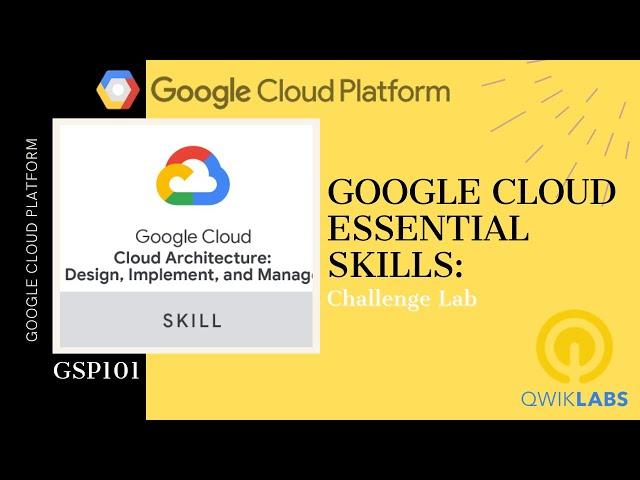 Google Cloud Essential Skills: Challenge Lab | GSP101 | Cloud Seekho