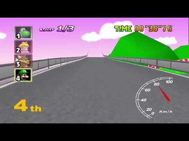 Mario Kart 64 - Royal Raceway Cheating AI Exposed