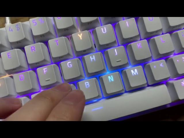 Razer Huntsman Mini Purple Switch metallic sound