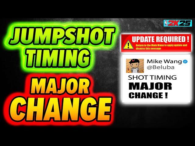 Jumpshot Timing MAJOR CHANGE